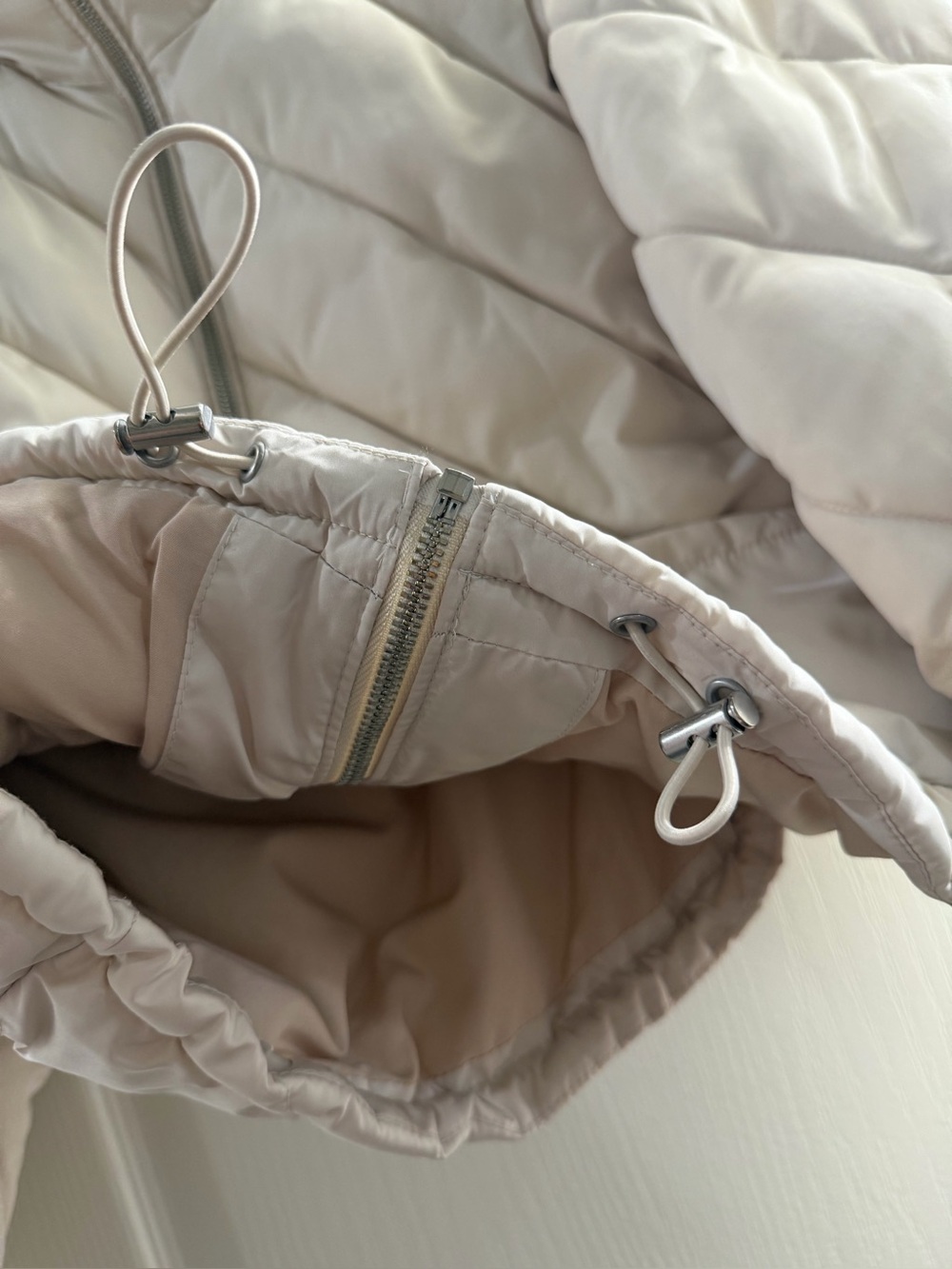 Zara Cream Puffer Jacket - Picture 5 of 7